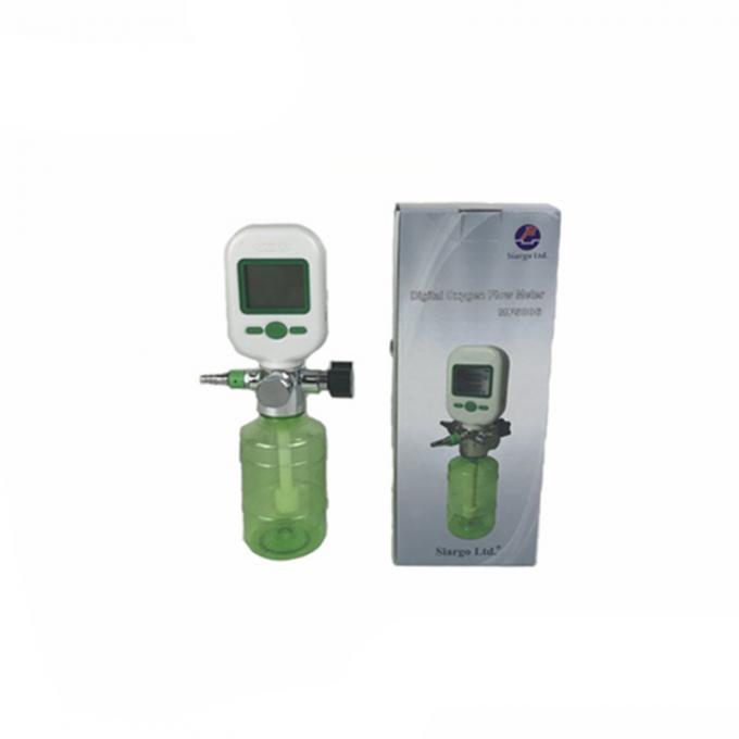 Medical oxygen inhaler flow meter with humidifier