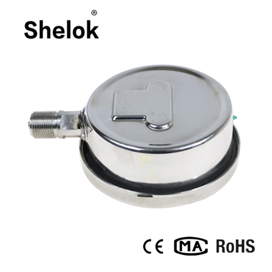 Stainless steel manometer oil fiied pressure gauge