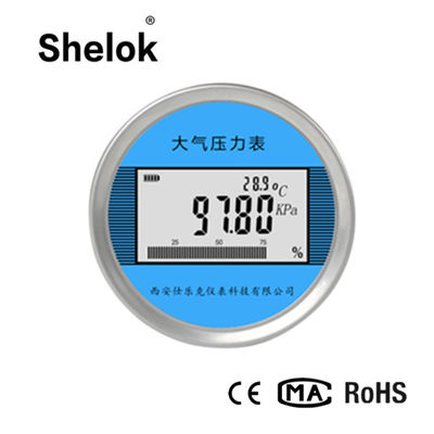 Atmospheric 110 KPa battery digital manometer, Pressure Gauges