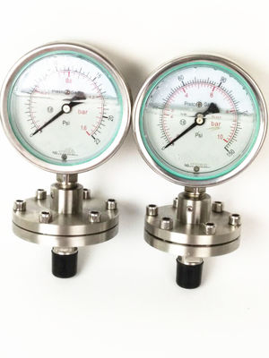 CE Manufacturer Oil Filled Diaphragm Stainless Steel Manometers, Pressure Gauges