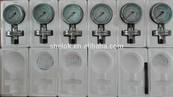 High Quality 150mm Diaphragm Flange Pressure Gauges For Water & Gas