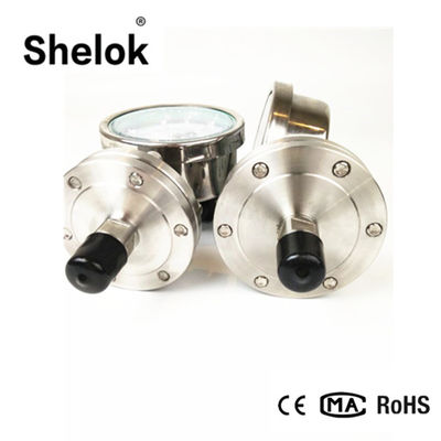 High Quality 150mm Diaphragm Flange Pressure Gauges For Water & Gas