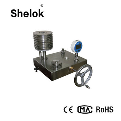 Float Ball Type Dead Weight Tester Piston Pressure Gauge