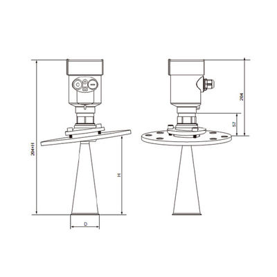 Radar Level Meter Adopted 26G High Frequency Radar Sensor