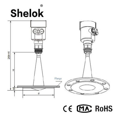 Level Meters Series of Radar Level Meter Adopted 26G High Frequency Radar Sensor