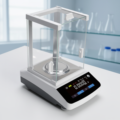 NanCon BA324 Precision Measuring Leader Analytical Laboratory Electronic Balance Stainless Steel 320g 0.01mg