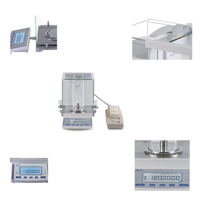 NanCon ES Dual Range Series Semi-Automatic Calibration Analytical Balance 120g Capacity 0.01mg Accuracy Electronic Balance
