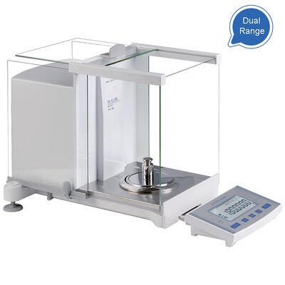 NanCon ES Dual Range Series Rear-mounted Electromagnetic Analytical Balance 120g Capacity 0.01mg Accuracy Semi-Automatic