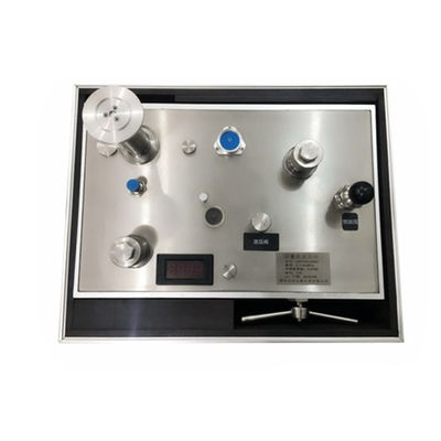 Piston hydraulic dead weight tester pressure gauge calibration machine