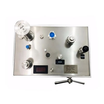 Piston hydraulic dead weight tester pressure gauge calibration machine