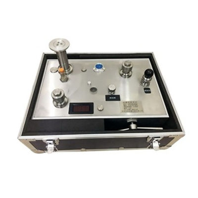 Piston hydraulic dead weight tester pressure gauge calibration machine