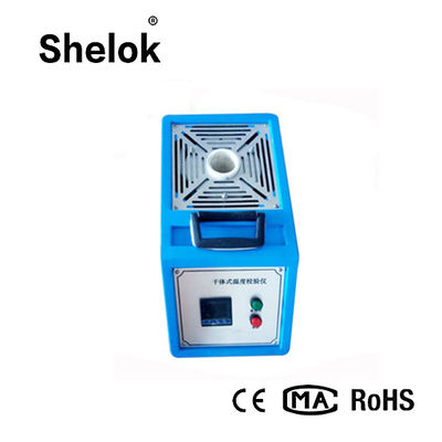 Reference dry block temperature calibrator sensor