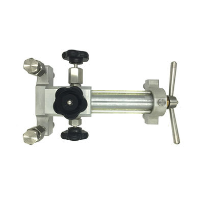 Hydraulic liquid pressure gauge calibrator pressure calibration pump
