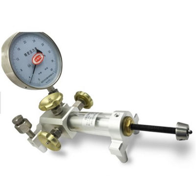 Hydraulic liquid pressure gauge calibrator pressure calibration pump
