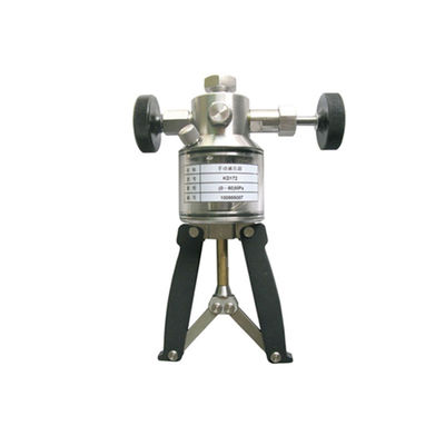 High pressure hydraulic oil calibration hand pump pressure tester calibration machine