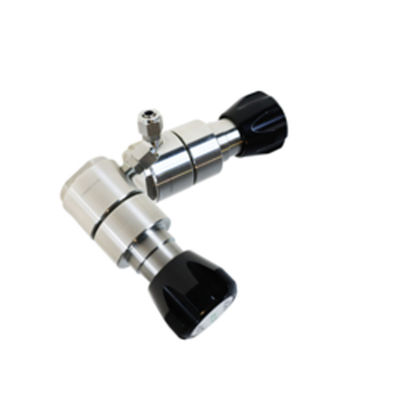 Hydraulic pneumatic back pressure regulator valve