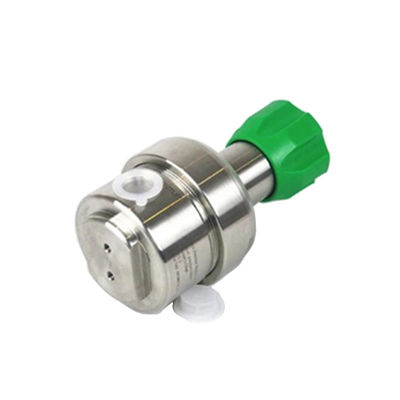 Hydraulic pneumatic back pressure regulator valve