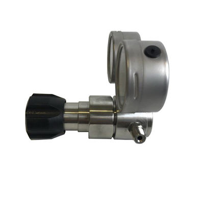 Stainless Steel Adjustable Air Pressure Relief Regulator Valve with 2pcs Pressure Gauge