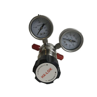 Stainless Steel Adjustable Air Pressure Relief Regulator Valve with 2pcs Pressure Gauge