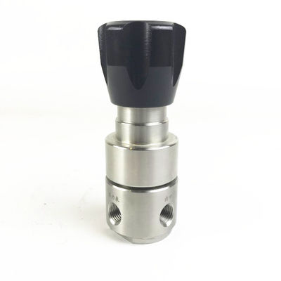 Gas back pressure regulator back pressure regulating valve