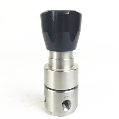 Gas back pressure regulator back pressure regulating valve