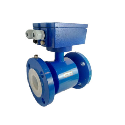 4-20ma output liquid digital electromagnetic flow meter battery