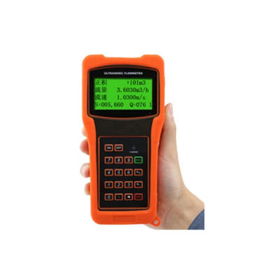 Portable handheld digital ultrasonic liquid flow meter
