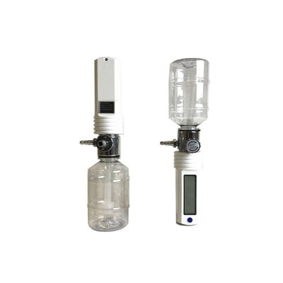 Medical oxygen flow meter with humidifier portable oxygen inhaler