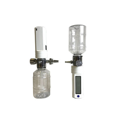 Medical oxygen flow meter with humidifier portable oxygen inhaler