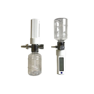 Medical oxygen flow meter with humidifier portable oxygen inhaler