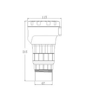 China low cost intergrated ultrasonic open channel flow meter water