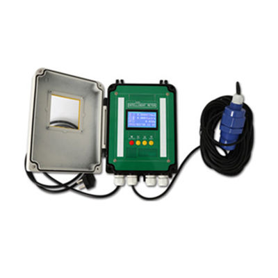 Wall-mounted ultrasonic open channel flow meter