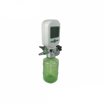 Medical oxygen inhaler flow meter with humidifier
