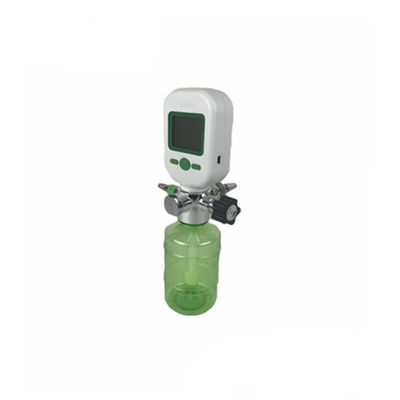 Medical oxygen inhaler flow meter with humidifier