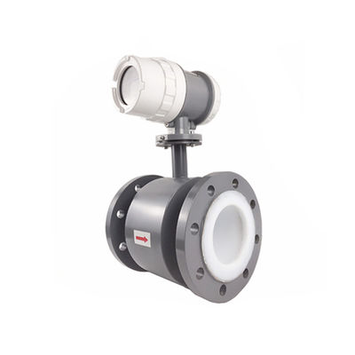 4-20mA output sulfuric acid PTFE electromagnetic water flow meter
