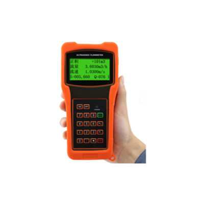 Low cost high precision ultrasonic flow meter portable