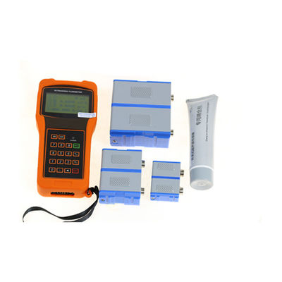 Low cost high precision ultrasonic flow meter portable
