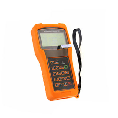Low cost high precision ultrasonic flow meter portable