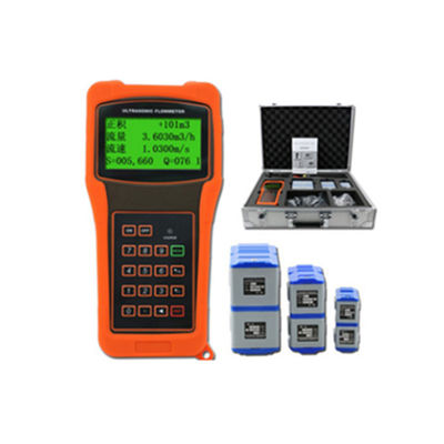 portable handheld digital ultrasonic water flow meter