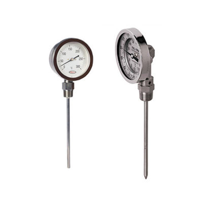 WSS high temperature gauge bimetal thermometer