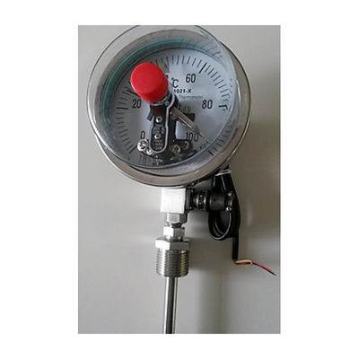 WSS high temperature gauge bimetal thermometer