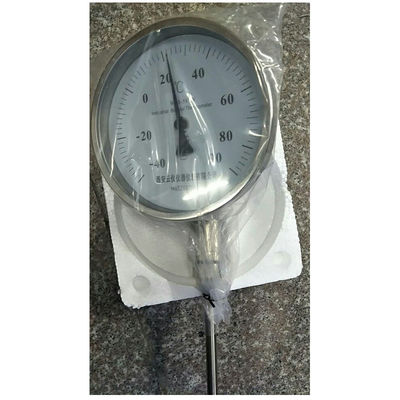 WSS high temperature gauge bimetal thermometer
