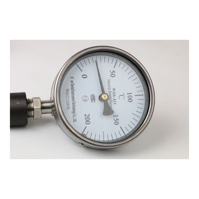 WSS Industrial high temperature gauge bimetal thermometer, temperature gauge