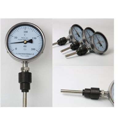 WSS Industrial temperature gauge bimetal thermometer