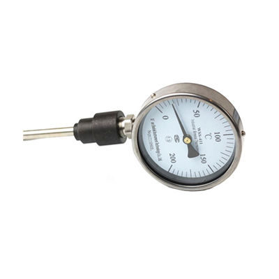 China Best hot water bimetal thermometer / temperature gauge