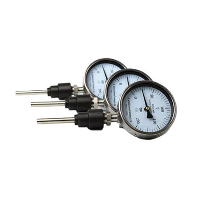 China Best hot water bimetal thermometer / temperature gauge