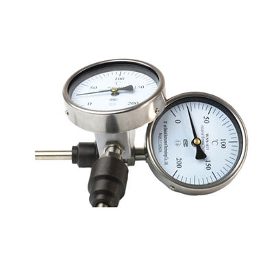 China Best hot water bimetal thermometer / temperature gauge