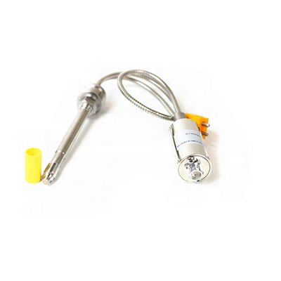 High temperature melt pressure transducer liquid measurement