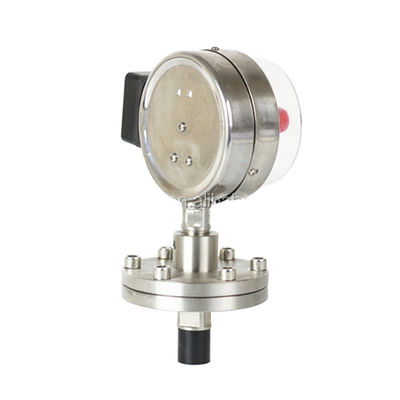 Electric contact diaphragm pressure gauge