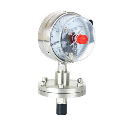 Electric contact diaphragm pressure gauge